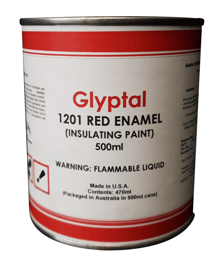 GLYPTAL 1201 RED ENAMEL INSULATING PAINT Paint Supplies