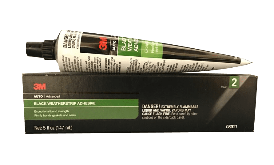 3M 5 fl. oz. Black Weatherstrip Adhesive