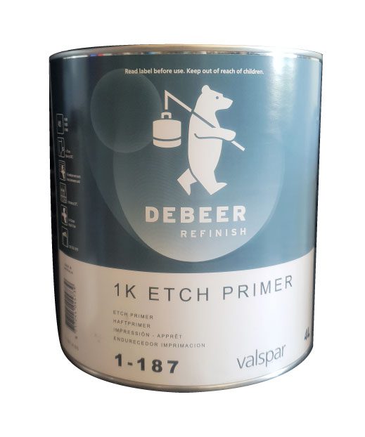 Debeer 1-60 1K Plastic Primer Liter