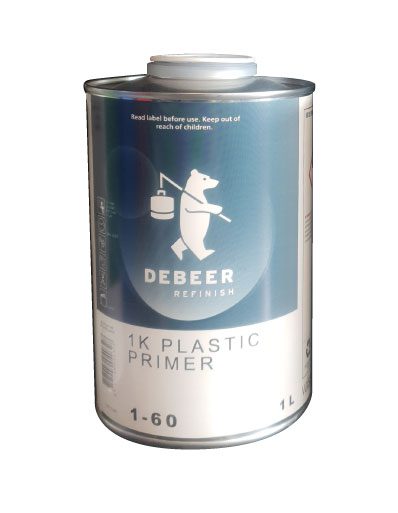 DEBEER 1K PLASTIC PRIMER 1-60 - Bodyshop Paint Supplies Bayswater