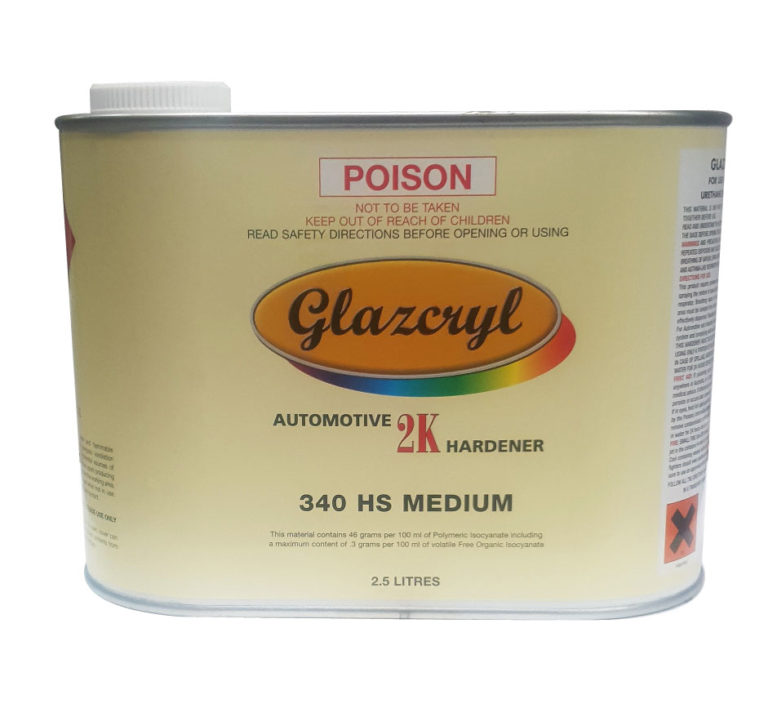 GLAZCRYL AUTOMOTIVE 2K HARDENER 340 HS MEDIUM Paint Supplies
