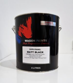 WAGON RAPID ENAMEL MATT BLACK