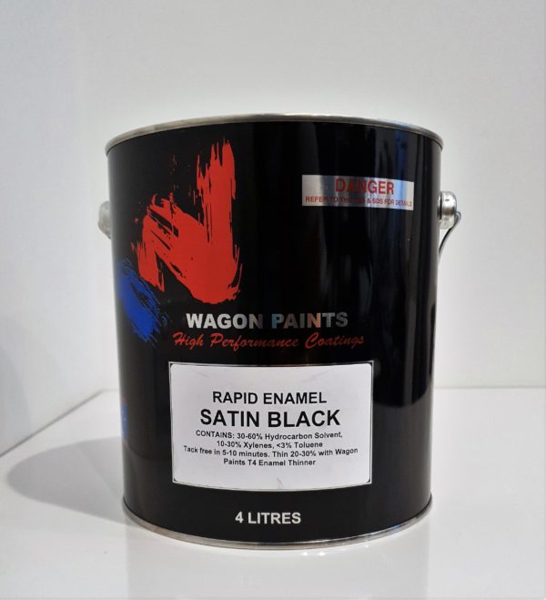 WAGON RAPID ENAMEL SATIN BLACK